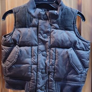 Old Navy Kids Brown Puffer Vest